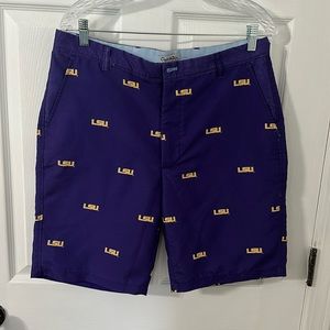 Size 34 LSU purple shorts